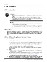 Предварительный просмотр 18 страницы ITT Goulds Pumps 3175 Installation, Operation And Maintenance Instructions