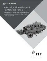 Предварительный просмотр 1 страницы ITT GOULDS PUMPS 3600 i-FRAME Installation, Operation And Maintenance Manual