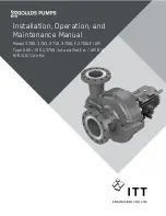 Предварительный просмотр 1 страницы ITT Goulds Pumps 3700 Installation, Operation And Maintenance Manual