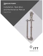 ITT Goulds Pumps API 3171 Installation, Operation And Maintenance Manual предпросмотр