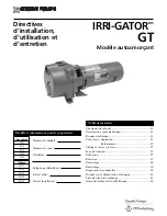 Предварительный просмотр 17 страницы ITT Goulds Pumps IRRI-GATOR GT07 Installation And Operation Manual