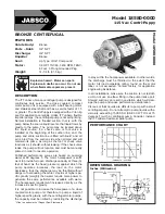 ITT Jabsco 18580-0000 Manual предпросмотр