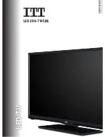 Предварительный просмотр 1 страницы ITT LED 28H-7185 User Manual