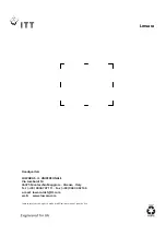 Preview for 132 page of ITT Lowara Doublebox Plus Series Installation And Operating Instructions Manual