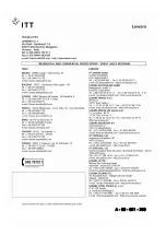 Предварительный просмотр 84 страницы ITT Lowara Ecocirc auto Series Installation And Operating Instructions Manual