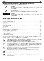 Предварительный просмотр 25 страницы ITT Lowara GHV Series Installation And Operation Instructions Manual