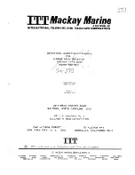 Preview for 1 page of ITT MACKAY 3020A Operation And Maintenance Manual