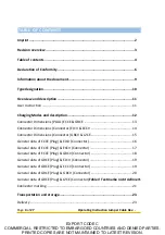 Предварительный просмотр 4 страницы ITT PS-00055-CU Operating Instructions Manual