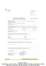 Предварительный просмотр 8 страницы ITT PS-00055-CU Operating Instructions Manual