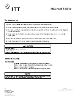 Preview for 12 page of ITT Series PS-801 Installation & Maintenance Instructions Manual