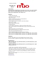 Ituo Wiz1 User Manual preview