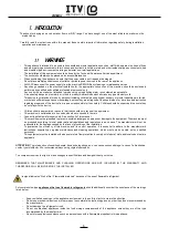 Preview for 3 page of ITV ICE MAKERS - IQN NUGGETS User Manual