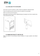 Preview for 9 page of ITV ICE MAKERS NG 120 Technical Manual