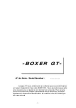 Предварительный просмотр 3 страницы ITV BOXER GT Manual