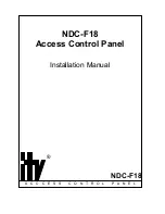 ITV NDC-F18 Installation Manual preview