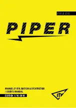 ITV PIPER 18 User Manual preview
