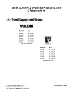 ITW Food Equipment Group ML-114540 Installation And Operation Manual preview