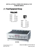 ITW Food Equipment Group SCB25 Installation And Operation Manual preview