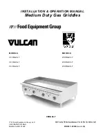 ITW Food Equipment Group Vulcan VCRG24-T Installation & Operation Manual preview