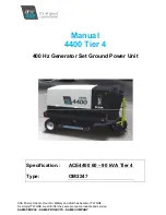 ITW GSE 4400 Tier 4 Manual preview