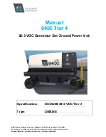 ITW GSE 6400 Tier 4 Operation Manual предпросмотр