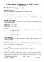 Preview for 13 page of ITW GSE Hobart PoWerMaster 2400 Series Manual