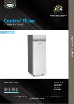 Предварительный просмотр 1 страницы ITW Foster Control Thaw CT105 Operation Instructions Manual