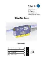 ITW SIMCO ION Blowflex Easy User Manual preview