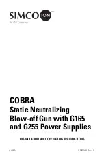 Preview for 1 page of ITW SIMCO ION COBRA Installation And Operating Instructions Manual