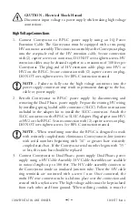 Предварительный просмотр 9 страницы ITW Simco-Ion Conveyostat Installation And Operating Instructions Manual