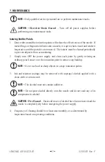 Preview for 11 page of ITW Simco-Ion D167QG Installation And Operating Instructions Manual