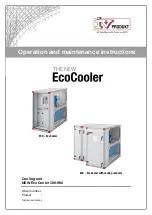 Preview for 1 page of IV Produkt EcoCooler ECO Operation And Maintenance Instructions