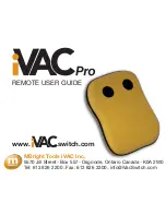 IVAC iVAC Pro Remote User Manual preview