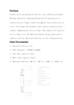 Preview for 2 page of Ivante S5 User Manual