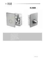 IVAR IC-BOX 1 Instruction Manual предпросмотр