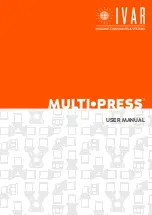 IVAR MULTIPRESS User Manual preview