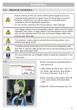 Preview for 9 page of IVAR SFWC Installation And Operating Instructions Manual