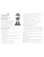 Предварительный просмотр 1 страницы Ivation IS80 User Manual