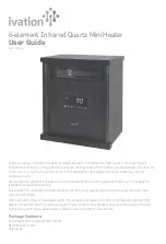 Ivation IVAIFWM1500 User Manual предпросмотр