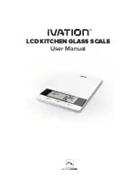 Предварительный просмотр 1 страницы Ivation LCD kitchen glass scale User Manual