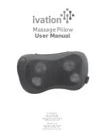 Ivation Massage Pillow User Manual preview