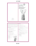 Ivation Rotary Face Cleansing Brush User Manual preview