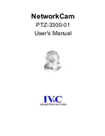 Preview for 1 page of ivc PTZ-3300-01 User Manual