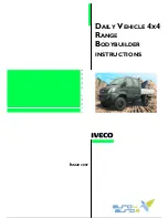 Preview for 1 page of Iveco DAILY 4x4 Instructions Manual