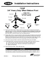 Ives Heavy Duty Offset Top Pivot 7230F Installation Instructions preview