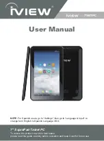 IVIEW SupraPad 798TPC User Manual предпросмотр