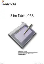 Preview for 1 page of iVistaTablet Slim Tablet 058 Installation Manual