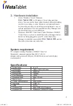 Preview for 4 page of iVistaTablet Slim Tablet 058 Installation Manual