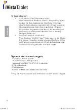 Preview for 8 page of iVistaTablet Slim Tablet 058 Installation Manual