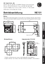 ivo NE131 Operating Instructions Manual preview